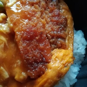 めんつゆでカツ丼